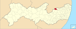 Brazil Pernambuco Santa Cruz do Capibaribe location map